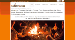 Desktop Screenshot of holtzfirewood.com